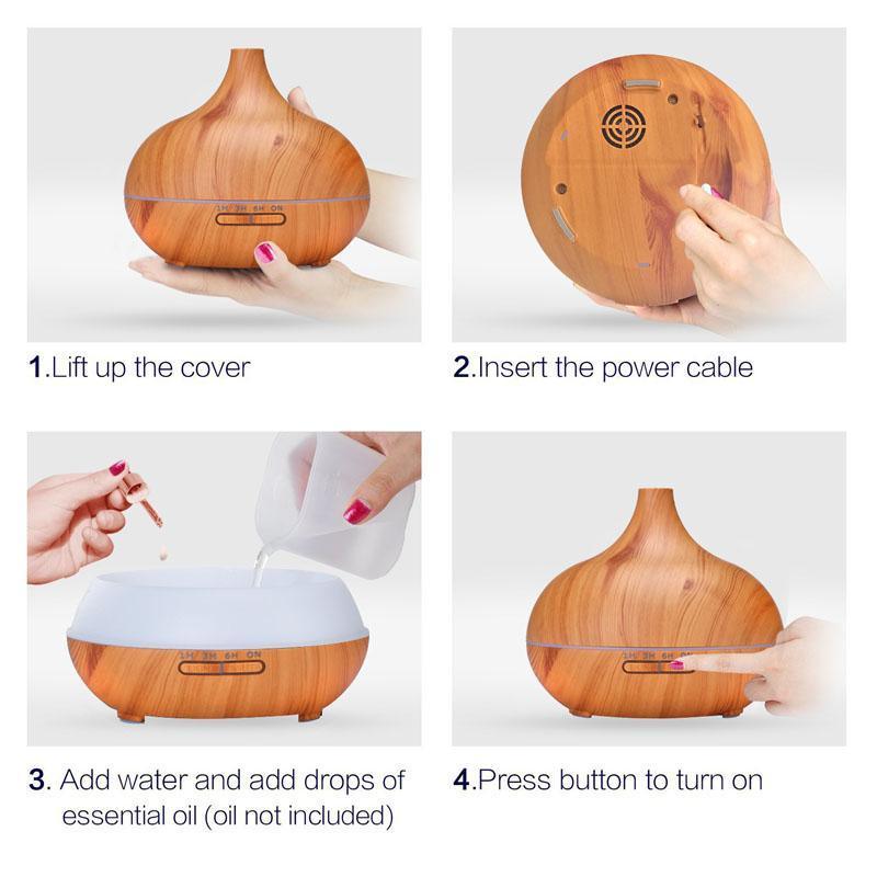 Auralis Aura Diffuser — 550ml Aromatherapy Humidifier